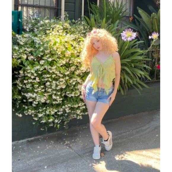 Cider Sage Green Ruffled Lace Tank Top – NWOT – Size XL - Picture 13 of 14